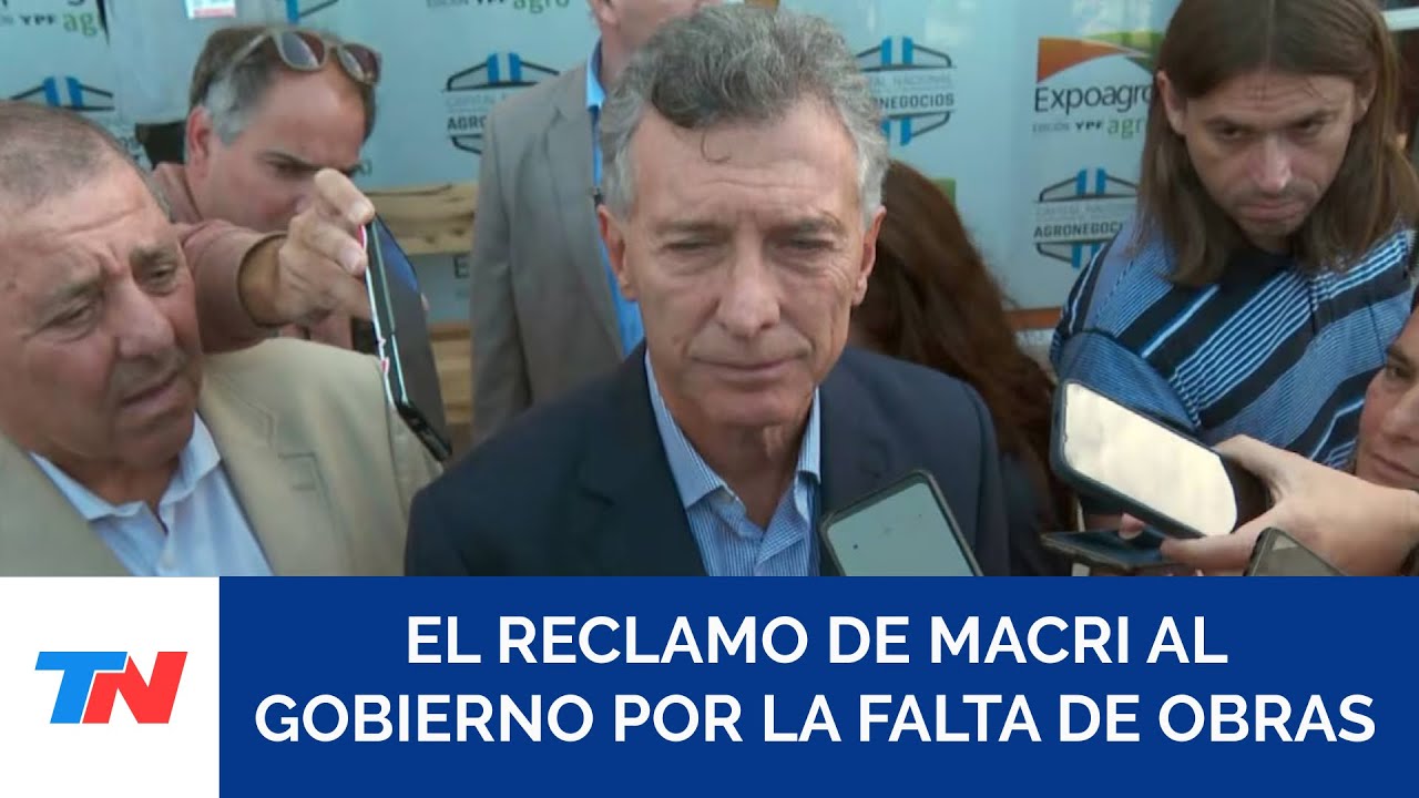 Macri cuestionó al Gobierno por el freno de la obra pública y reclamó que se reúnan con Kicillof