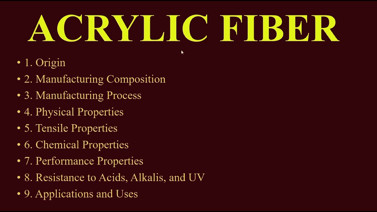 ACRYLIC FIBER