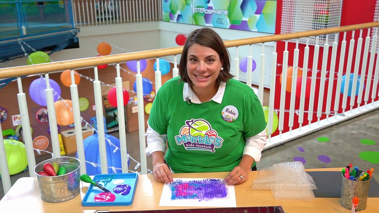 Bubble Wrap Painting