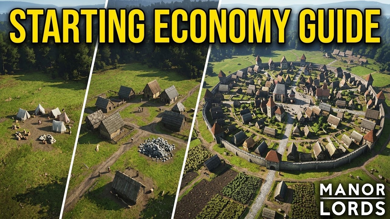How to build the ULTIMATE starting economy | Manor Lords MASIVE NEW UPDATE