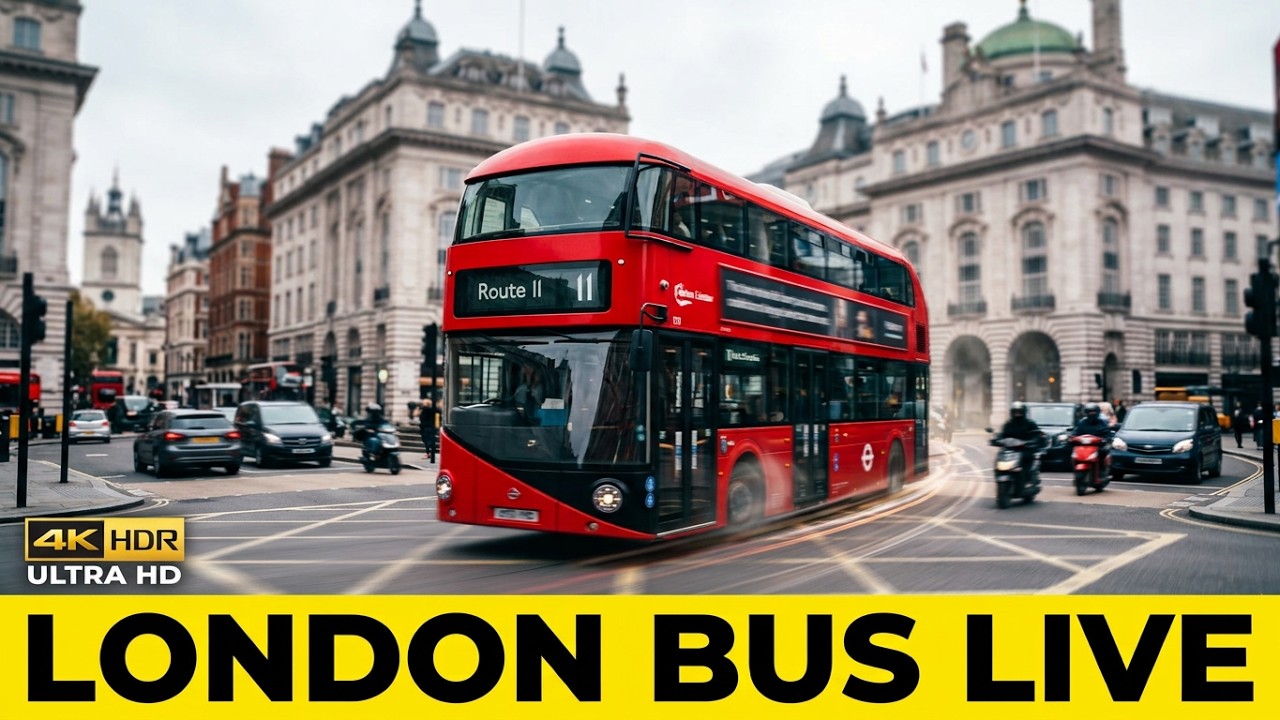LIVE London Bus Tour 🇬🇧 | Upper Deck Journey from Sidcup to Aldwych | London City Tour