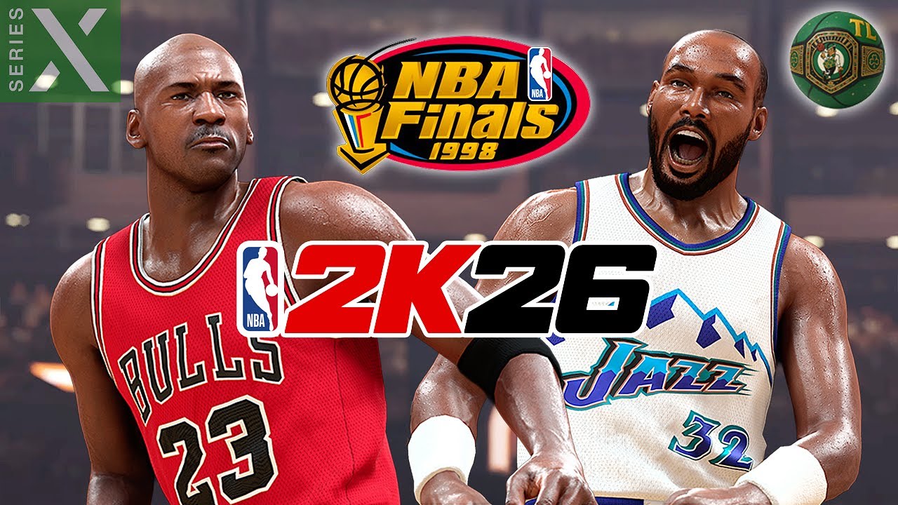 NBA 2K26 | 1998 Finals Game 6: Chicago Bulls vs Utah Jazz | NBA on NBC Jordan | Xbox Series X | 4K60