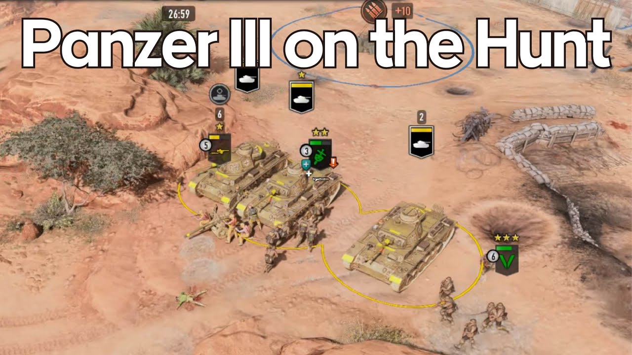 Panzer III on the Hunt - DAK 4v4 - Company of Heroes 3