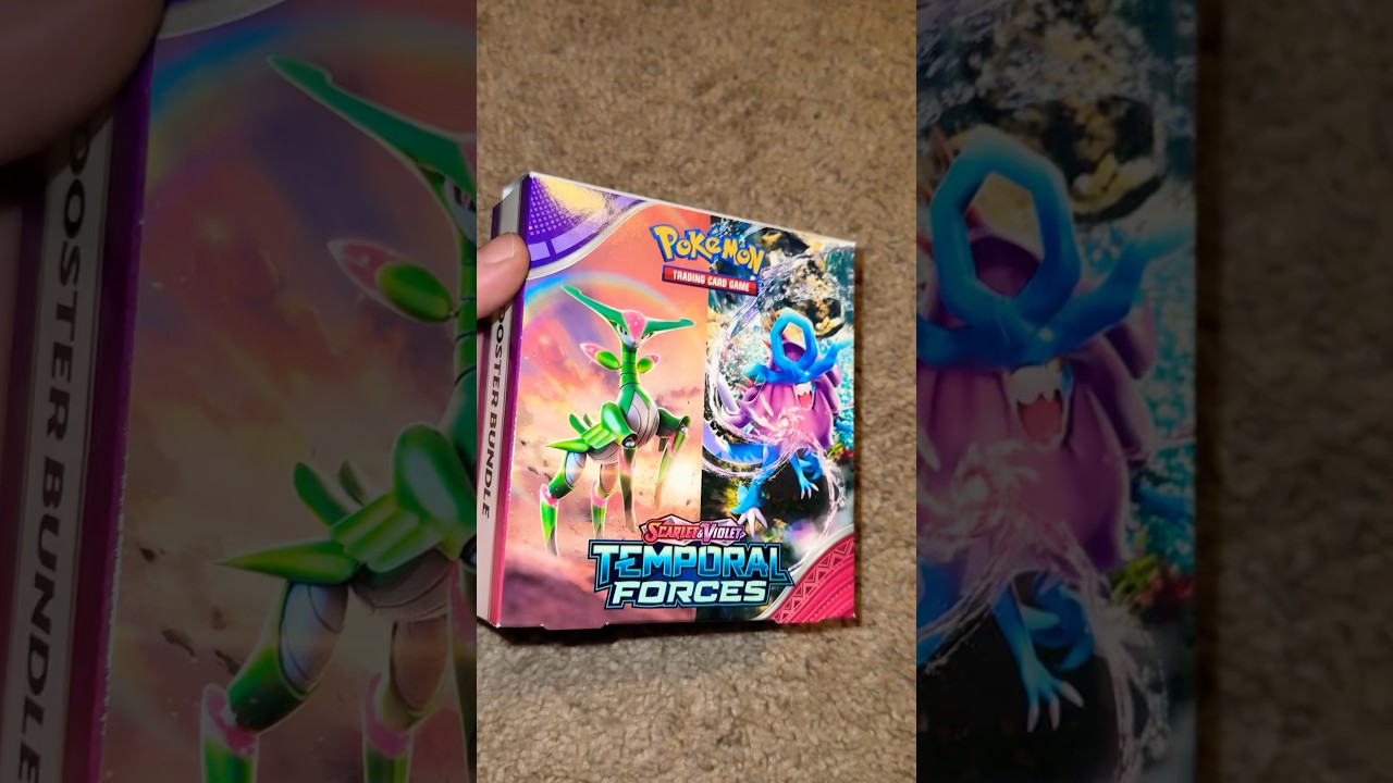Temporal Forces Booster Bundle Unboxing Pokemon Trading Card Game Pokemon TCG Iron Boulder ex