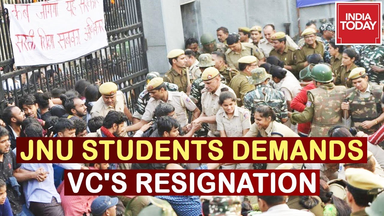 ABVP Joins JNU's Anti-Fee Hike Protest, Students Demands VC's Resignation