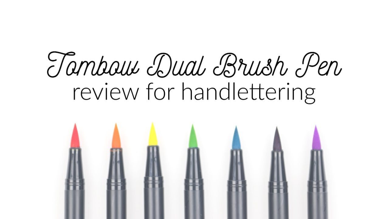 Tombow Dual Brush Pen Review for Handlettering and Modern Calligraphy