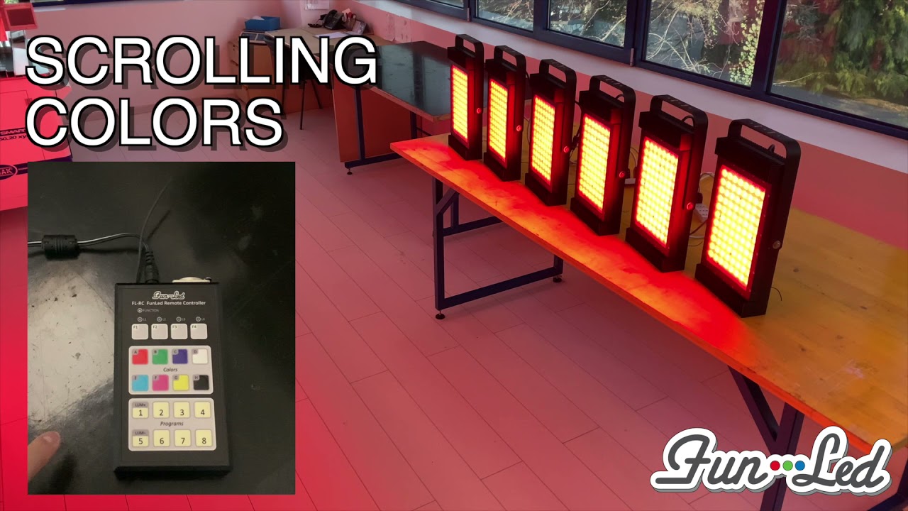 FUN-LED - Fun-Floodlight 88 RGBW + Remote Controller - New 2021 Program