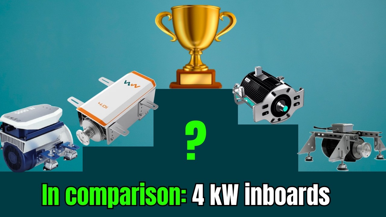 Electric inboard motors with 4 kW for boats [2025]