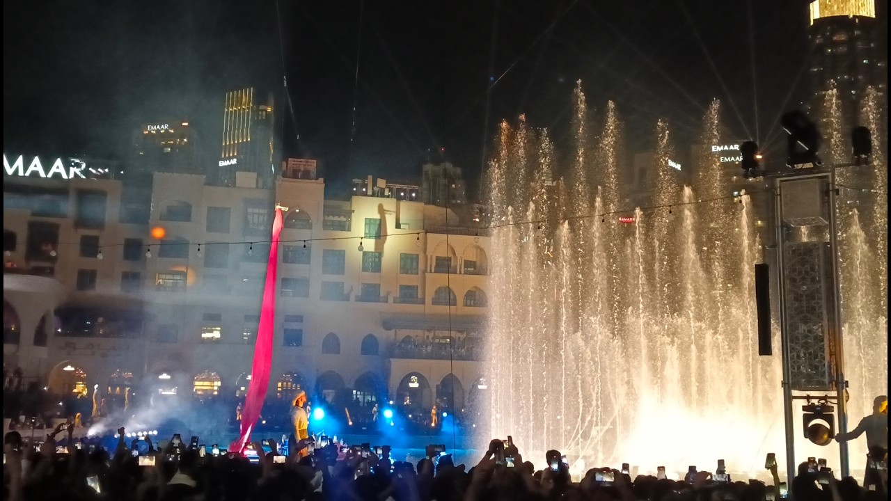 Dubai Fountain Show 2026 - New Year Light and Sound