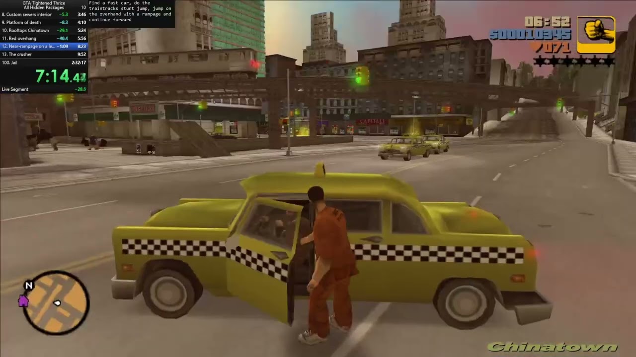 GTA Tightened Thrice All Hidden Packages Speedrun in 1:20:46