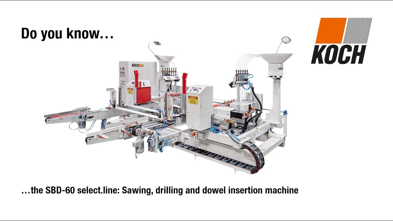 SBD-60 select.line: Sawing, Drilling and Dowel insertion machine