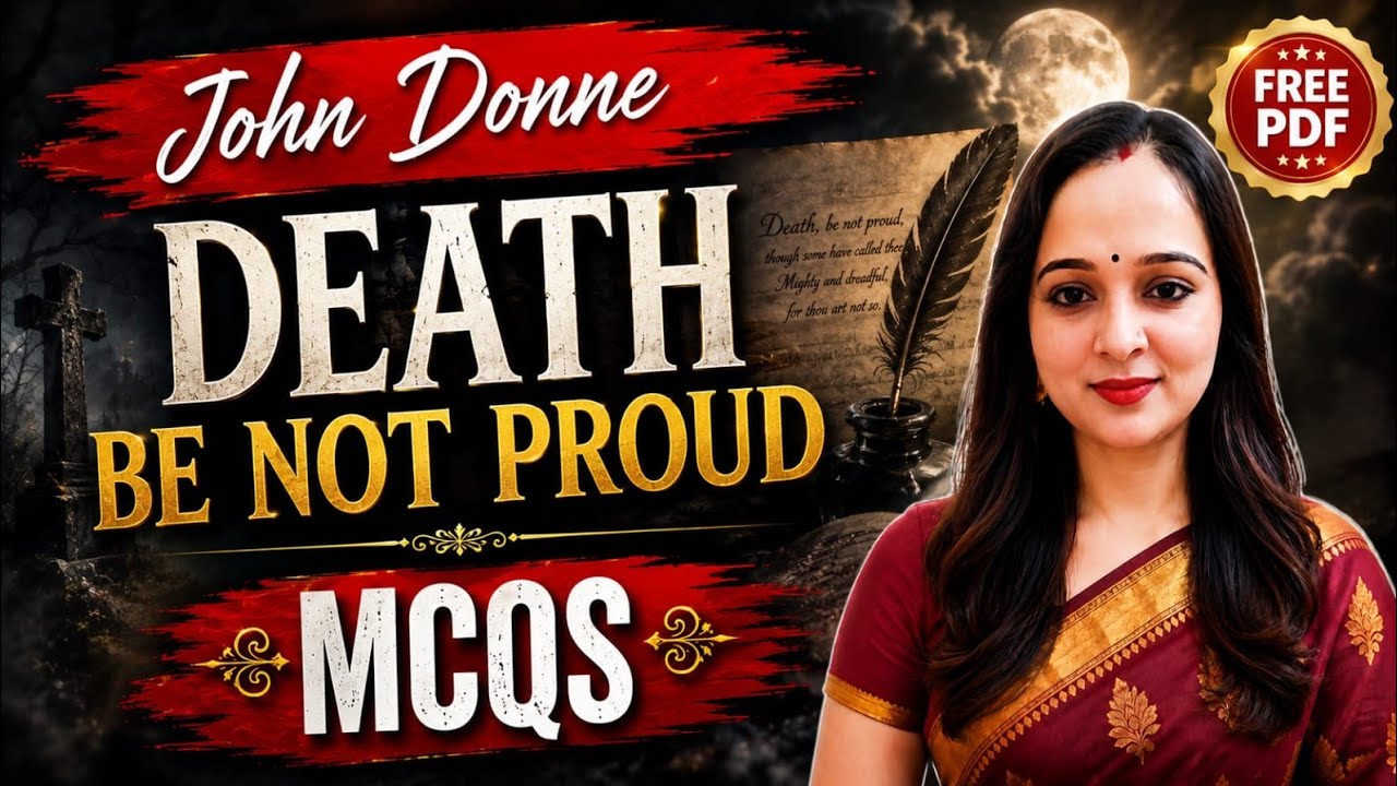 MCQs |  Death be not proud John Donne MCQs | Death be not proud