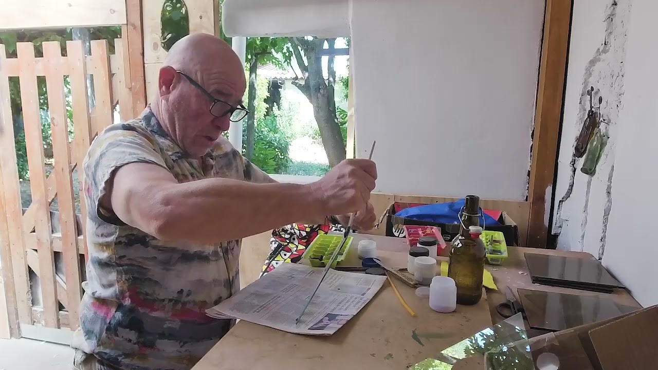 Técnicas de pintura para vitrosuión - Mario Mota Taller 4