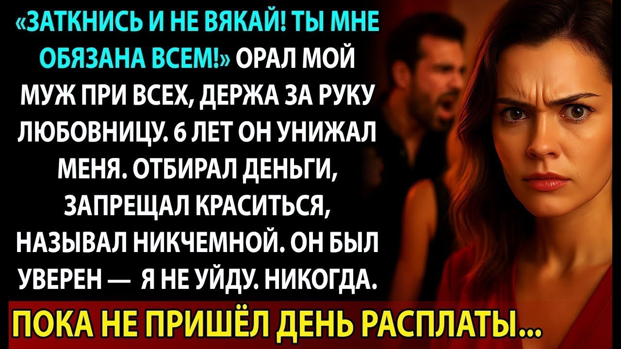 Муж кричал  «Ты мне обязана всем!» — А на следующий день умолял меня спасти его от позора…