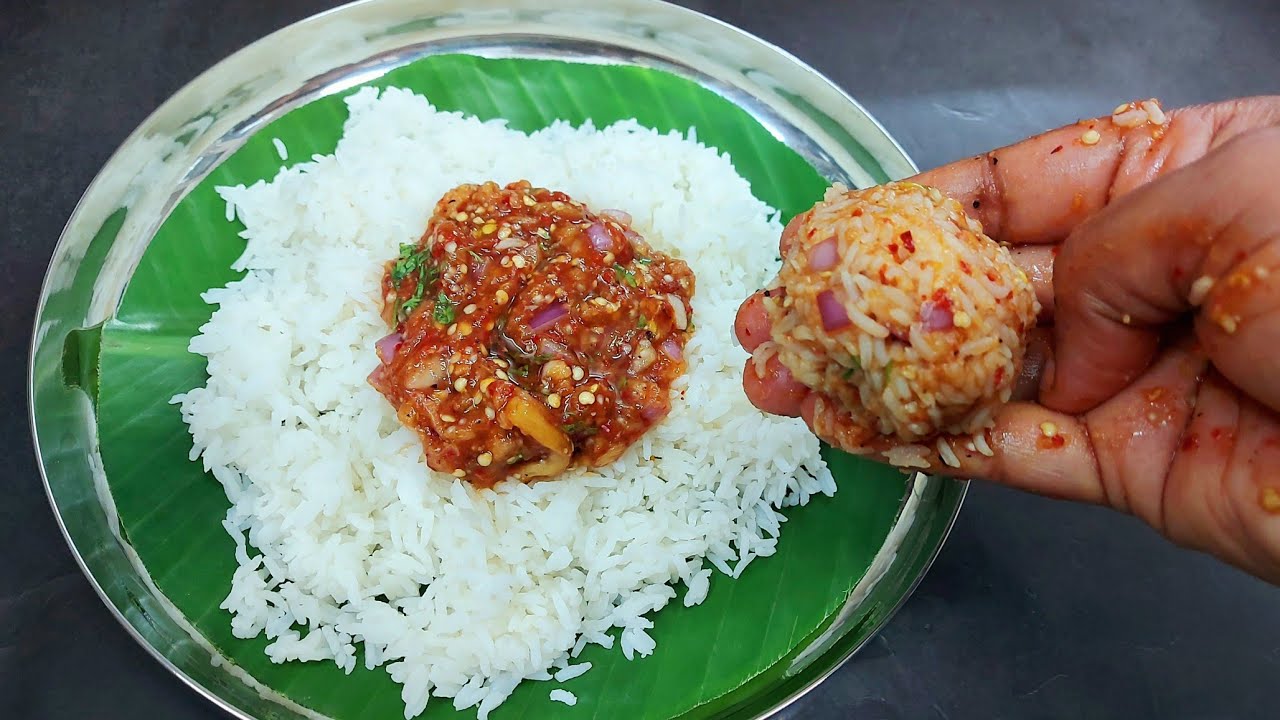 கிராமத்து கத்தரிக்காய் சட்னி இப்படி சுட்டு🔥செய்ங்க😋| Village style tasty Kathirikai pachadi| Chutney