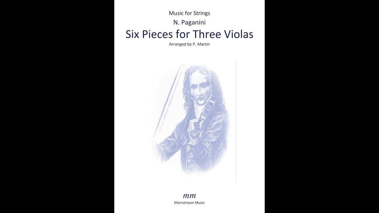 Paganini - Six Pieces for Viola Trio
