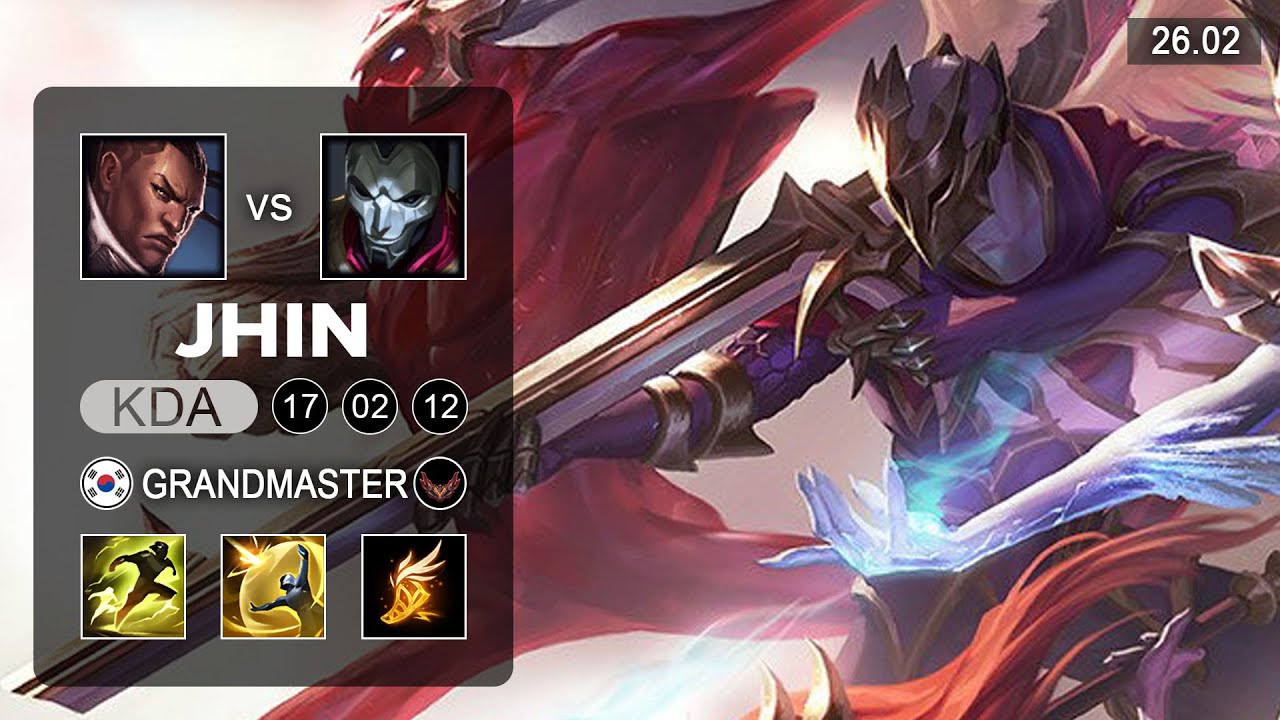 Jhin vs Lucian ADC - KR Challenger - Patch 26.02 Season 16