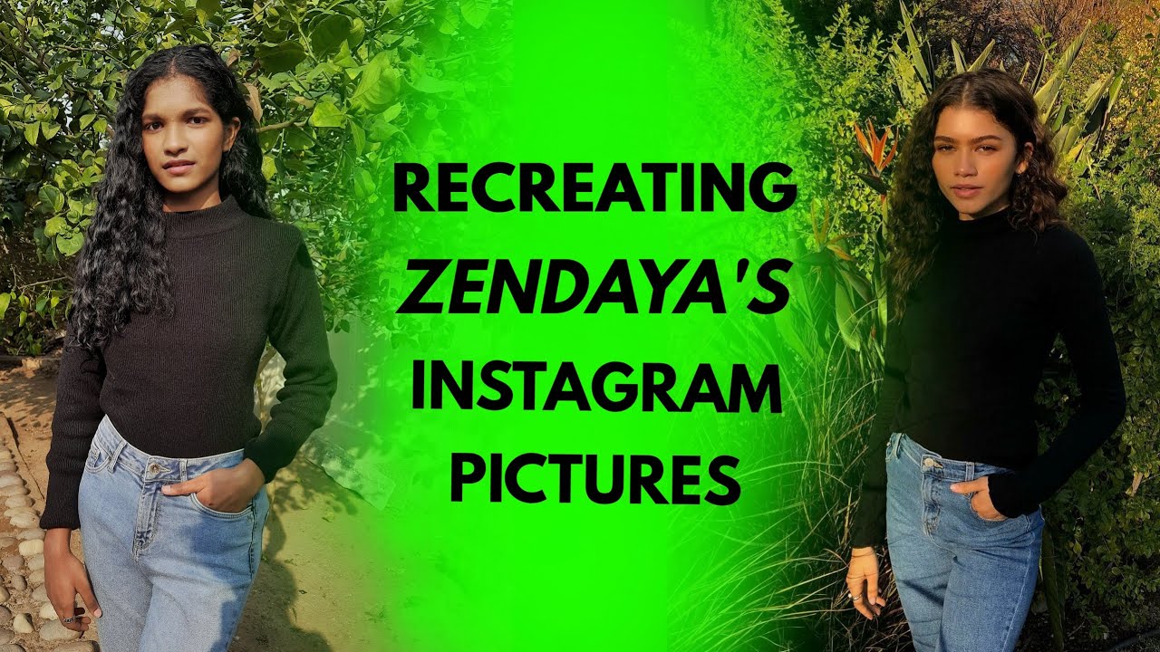 Recreating ZENDAYA'S Instagram Pictures | AJK