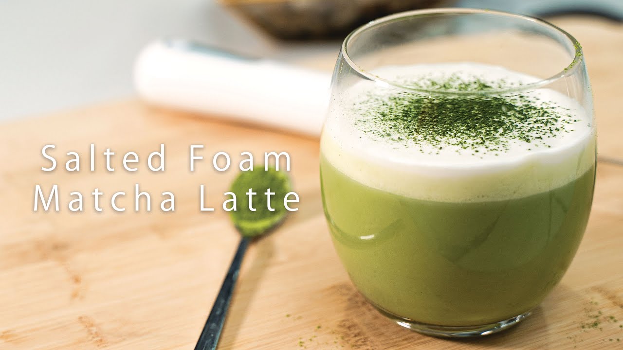 How To Make Salted Foam Matcha Latte