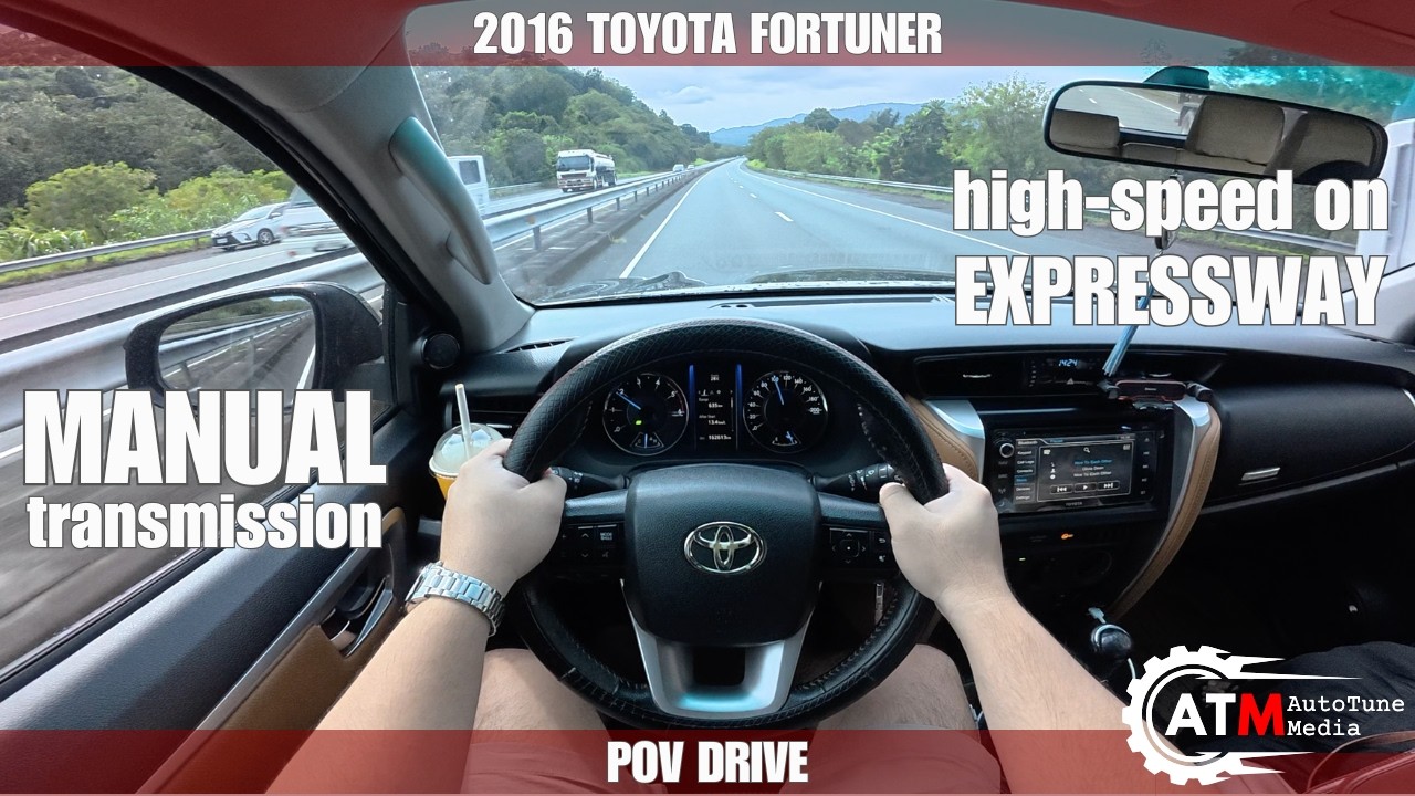 POV Drive - Toyota Fortuner Manual Transmission on the Expressway | AutoTune Media