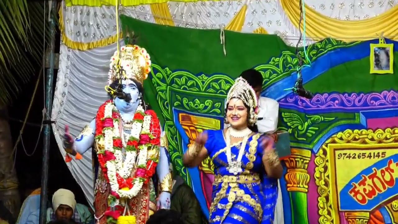 ಅಹೋ ಶ್ರೀನಿವಾಸ .. ಆ ಅಹೋ ರುಕ್ಮಿಣಿ ಹೇಳುವೆನು ಕೇಳು || ರತಿ ಕಲ್ಯಾಣ  D.ಹಿರೆಹಾಳ್ ಬಯಲಾಟ Rathikalyana Bayalata 