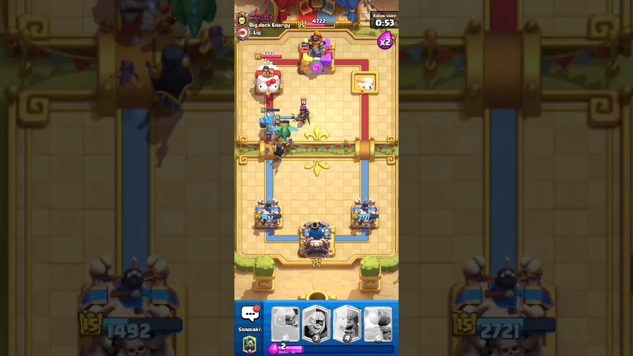 CRASH ROYAL.. DIFFERENT DECKS...