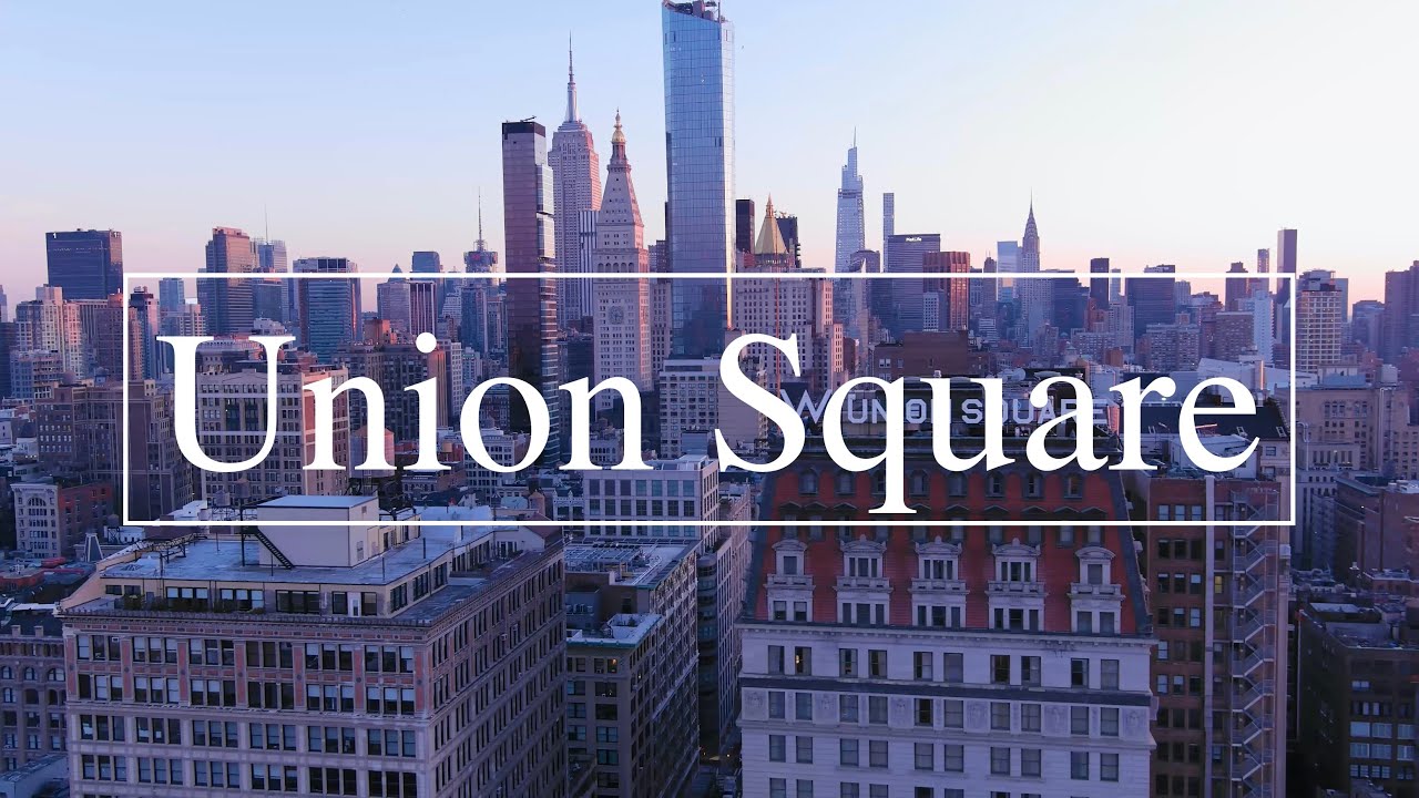 Union Square Sunrise Aerial