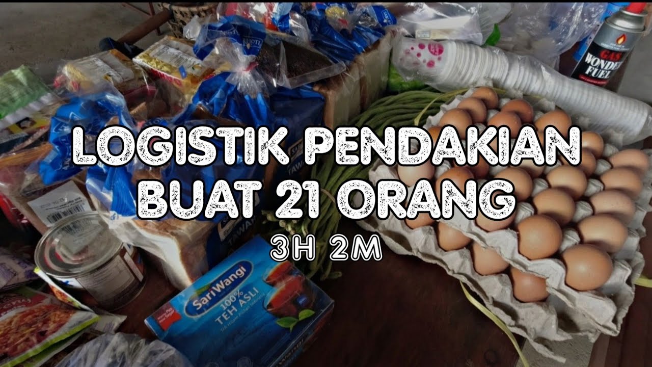 REVIEW LOGISTIK PENDAKIAN GUNUNG RINJANI BUAT 21 ORANG