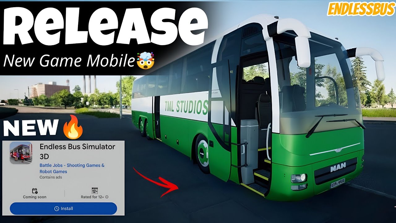 Endless Bus Simulator: новая мобильная версия в Playstore! Новая игра про автобусы 🔥🤯