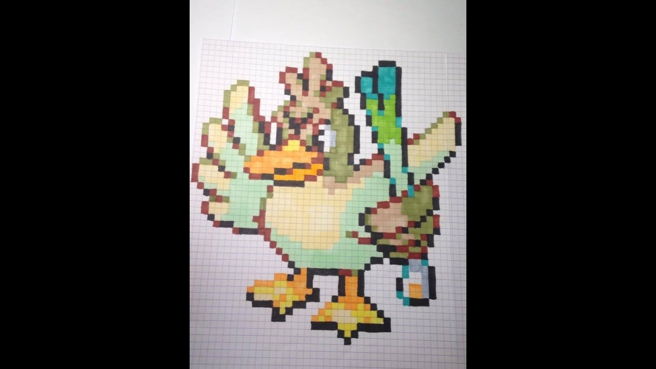 Pixel Art Pokemon #9: Canarticho