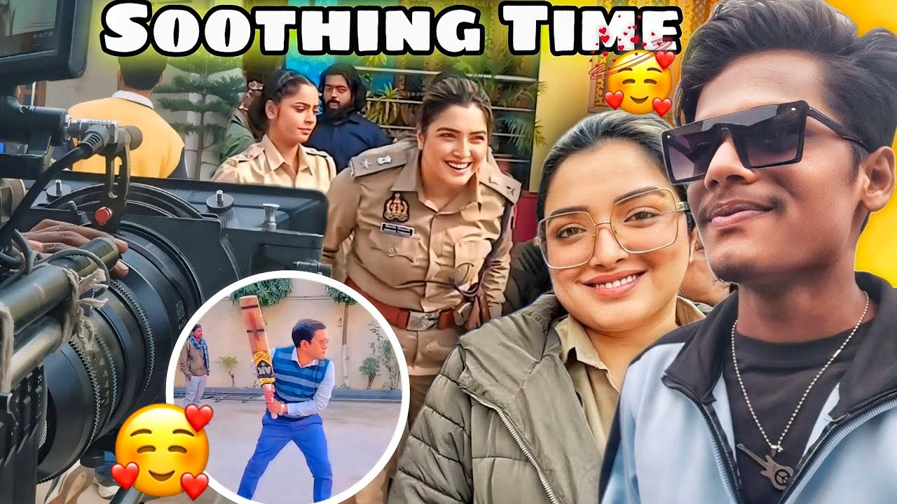 आम्रपाली और निरहुआ फिल्म शूटिंग || देखिए भोजपुरी फिल्म कैसे बनता है 😱😱