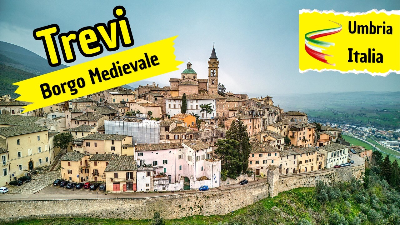 Trevi, Borgo Medievale in Umbria 🇮🇹 | Cosa Vedere nel Cuore d’Italia in 4K HDR