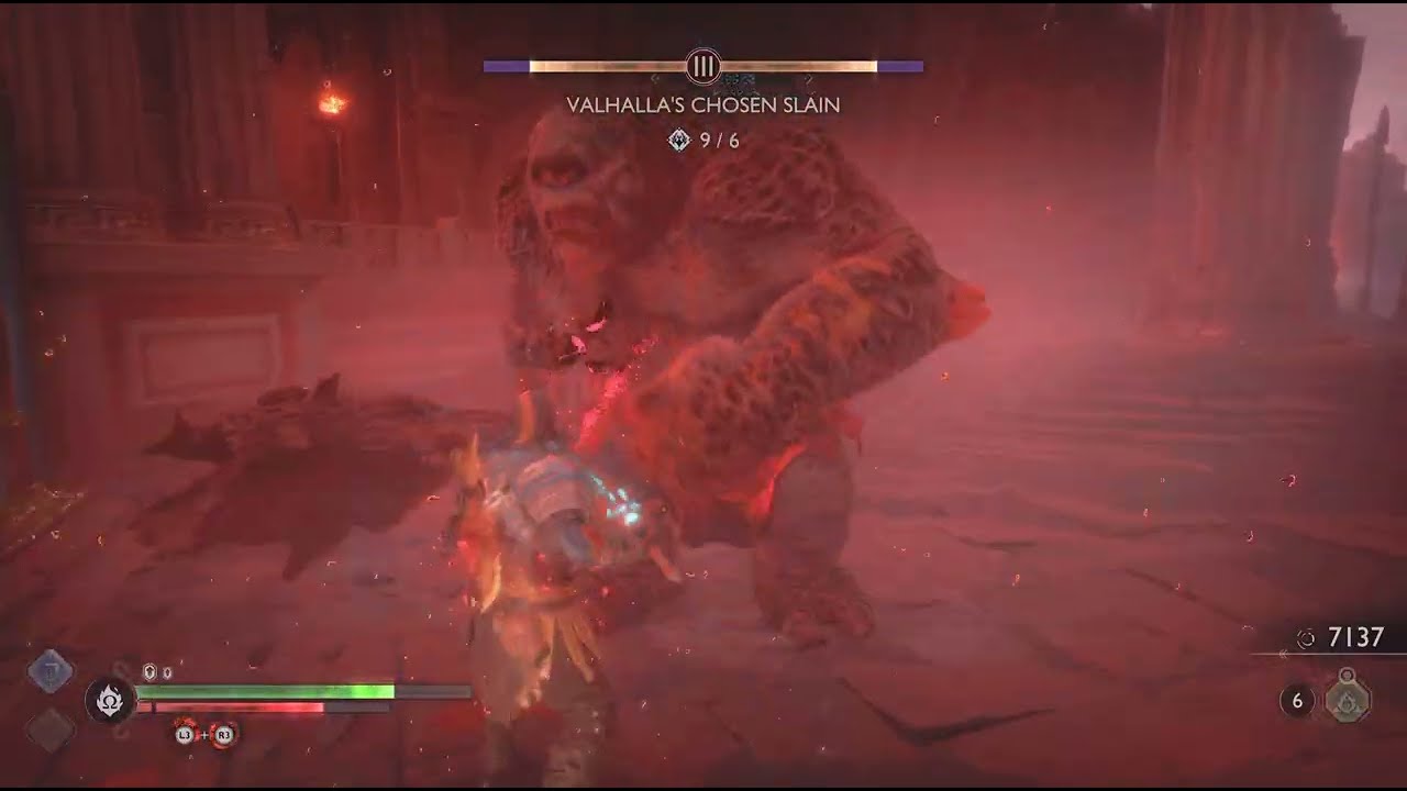 Dark Odessey Kratos VS King Hrolf Kraki berserker boss fight #325 (Give Me Prowess) (4K HDR)