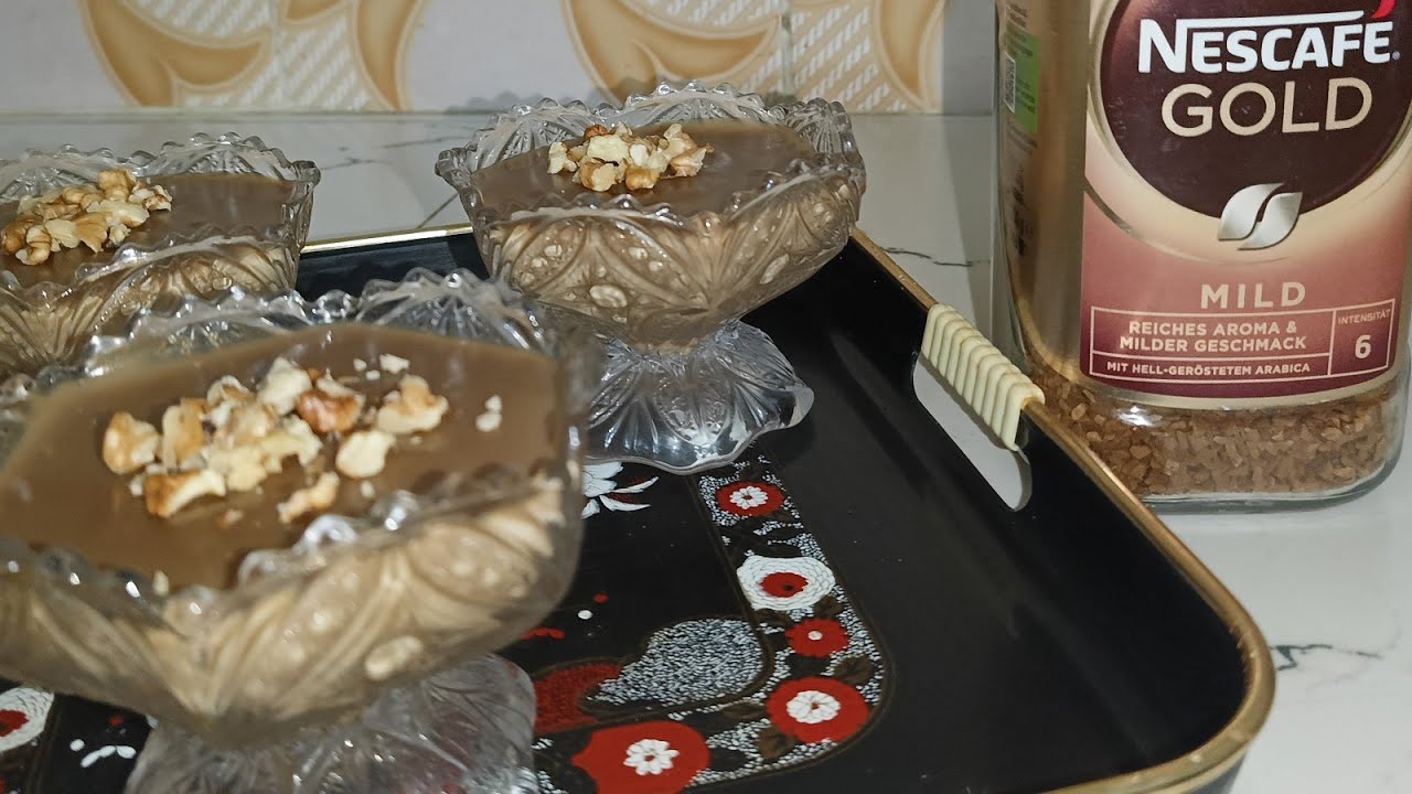 بودينڨ النيسكافيه ☕ تحلية راح تعجب محبي القهوة