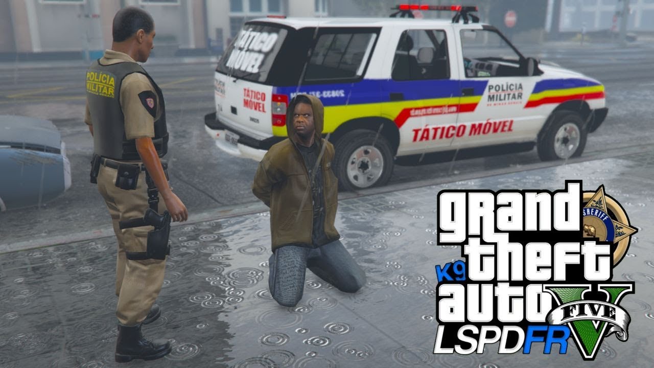 GTA V : MOD POLICIA : BANDIDO ESPERTINHO SE DÁ MAL COM A PMMG : EP. 175