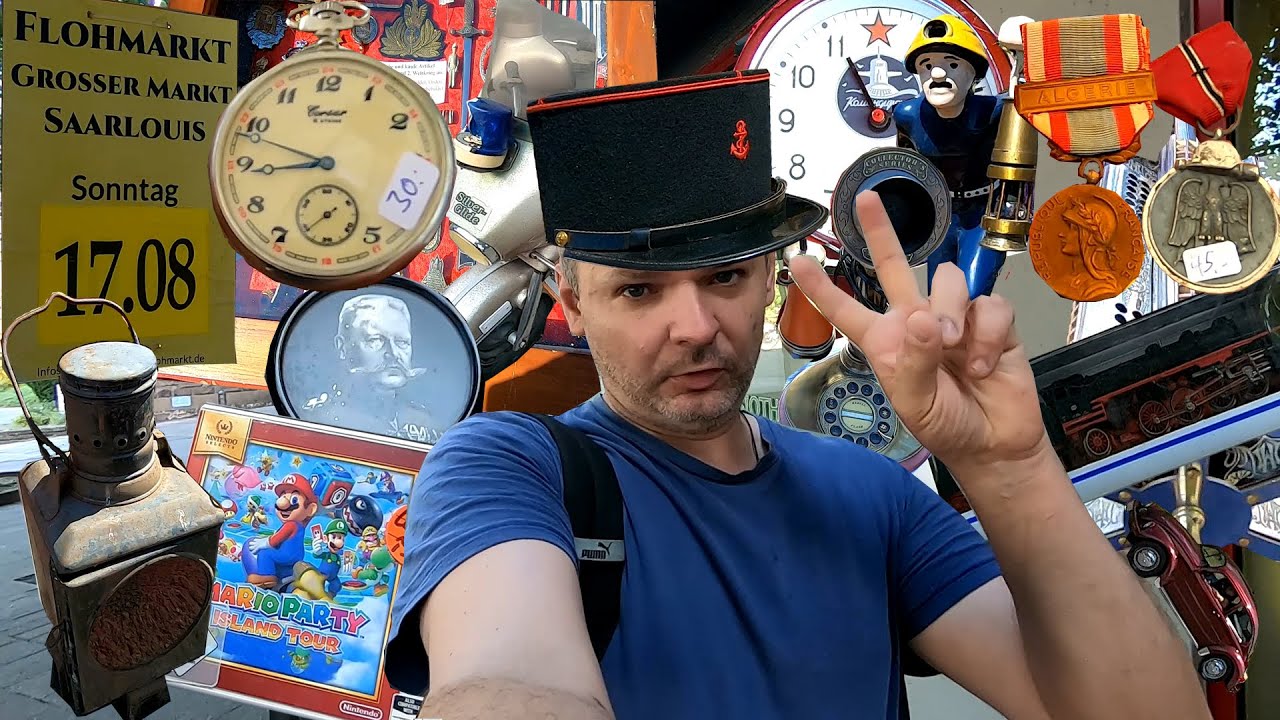 БАРАХОЛКА в ГЕРМАНИИ (flohmarkt). Блошиный рынок в Саарлуисе (Саар). #барахолка