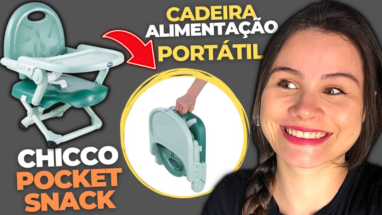Cadeira de ALIMENTAÇÃO Chicco POCKET SNACK | Vale a Pena? Review