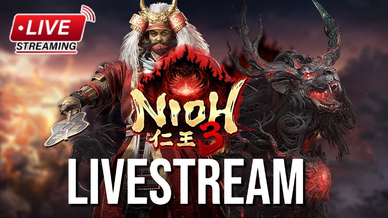 🔴Nioh 3 Livestream Taking on Shingen Takeda! Join the tournament!