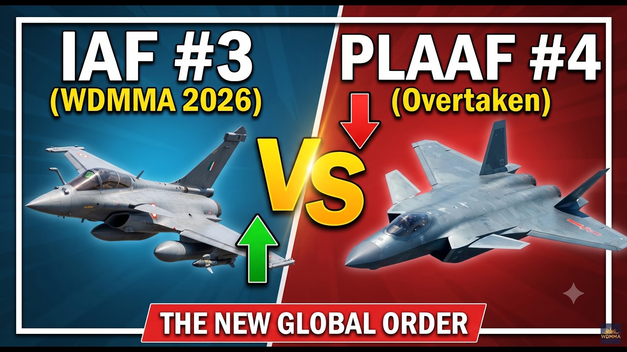 India Overtakes China: WDMMA 2026 Global Air Power Rankings Explained