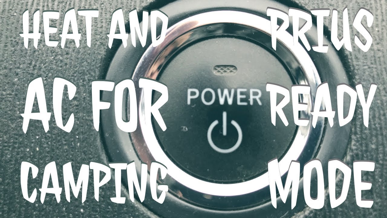 Prius ready mode climate control camping how-to!🇺🇸🚙⛺️