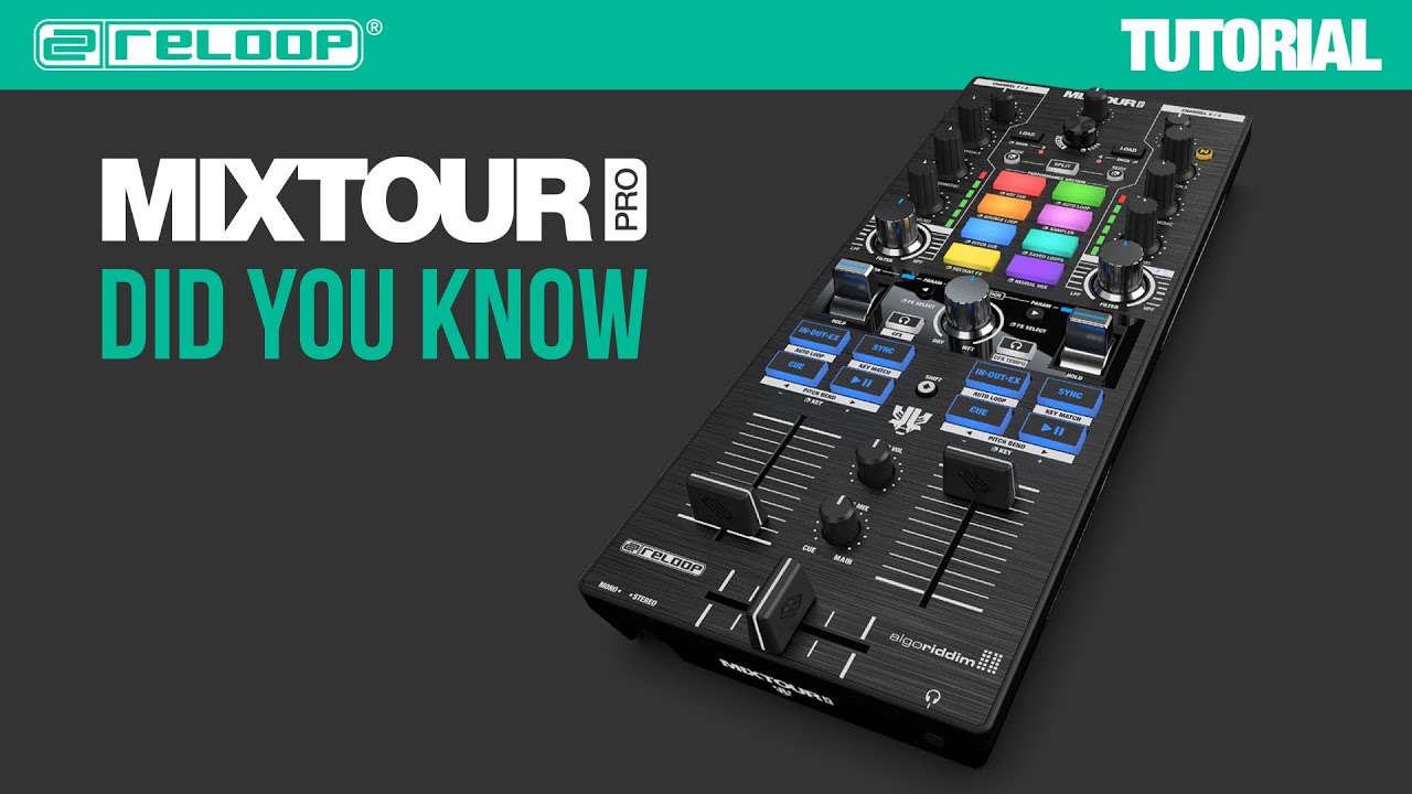 Reloop Mixtour Pro - Everything You need to Know I Did You Know?(Tutorial)