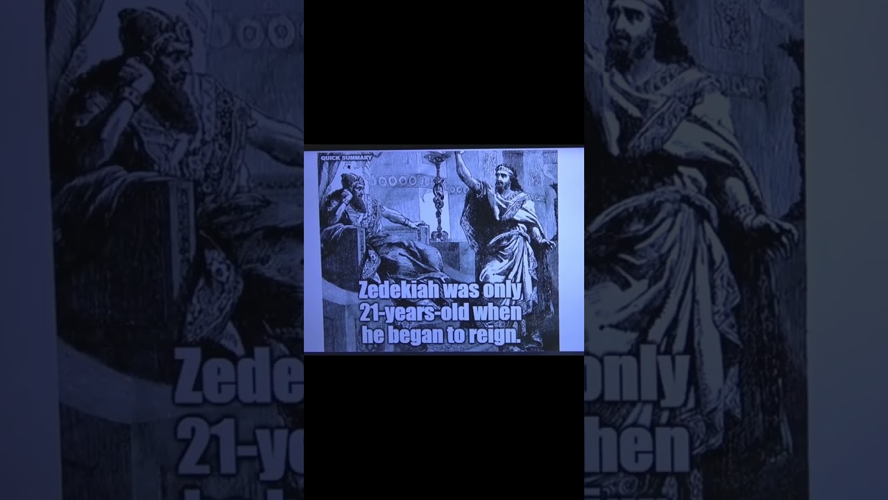 Who was King Zedekiah in the Bible???