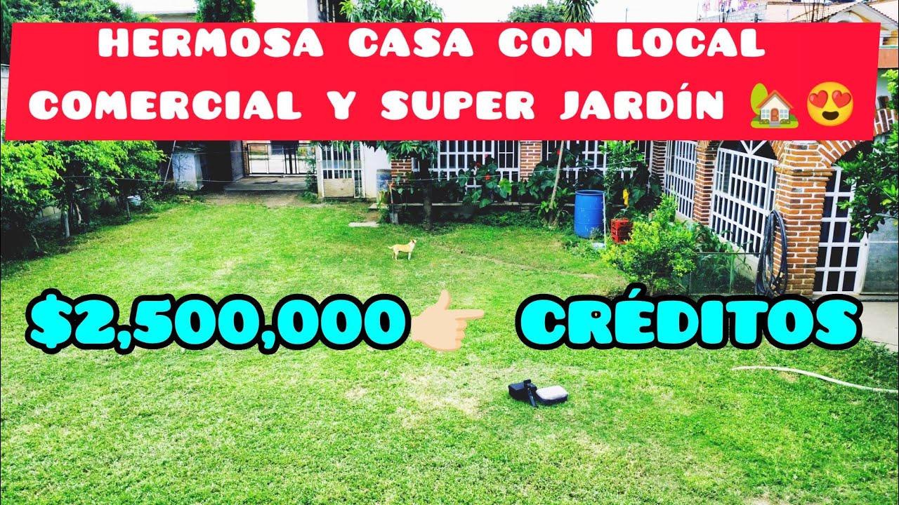 RESIDENCIA TIPO COLONIAL CON JARDÍN APTA PARA CRÉDITOS 😍🏡