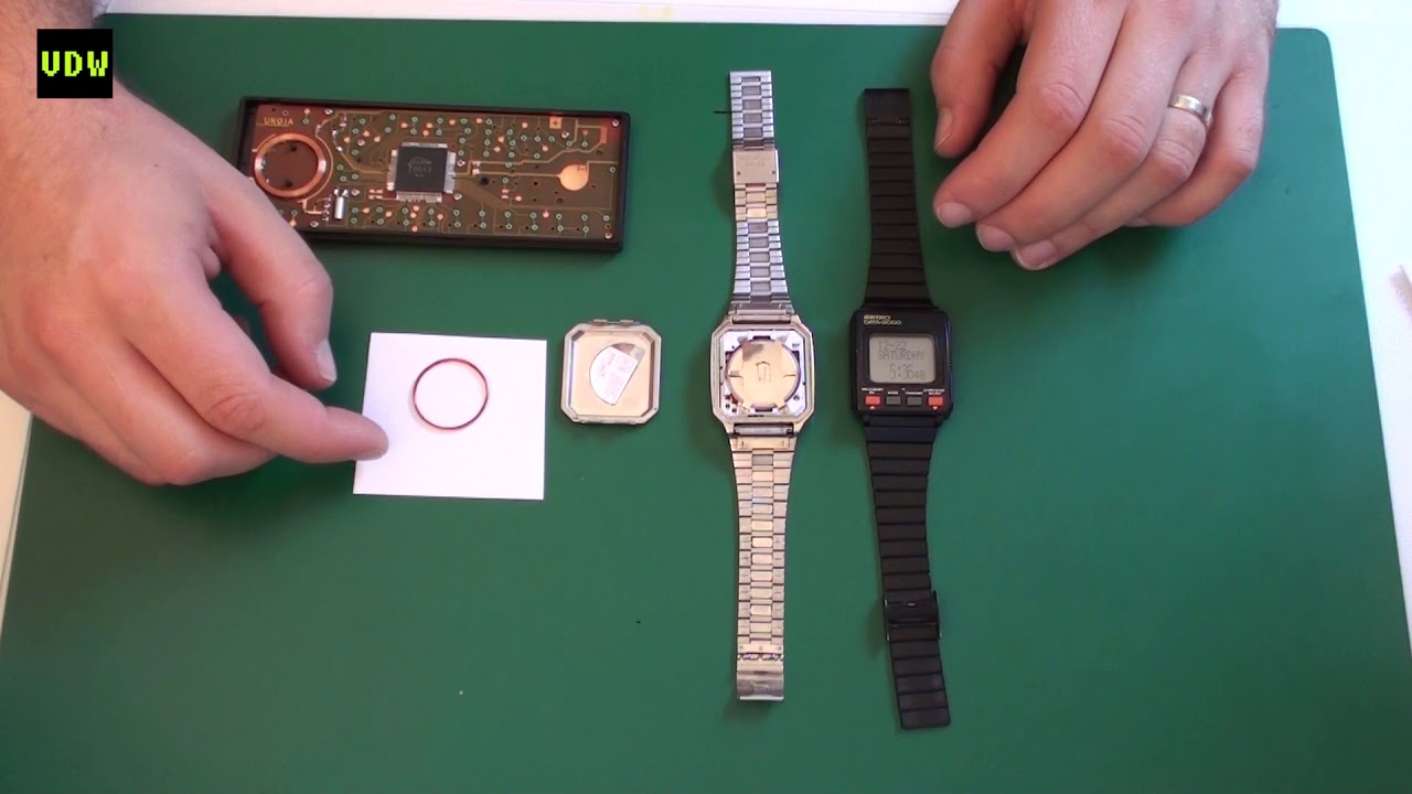 VintageDigitalWatches - Ep 29 -  Seiko Memo Diary transmission repair