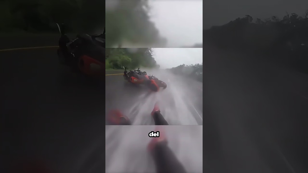 Salv&oacute; a su novia de la ca&iacute;da en moto