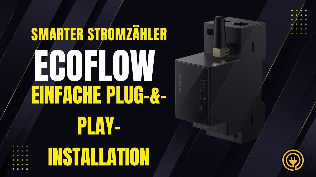Smart Meter auch einphasig nutzbar? So geht's! EcoFlow Einfache Plug-&-Play-Installation ! ✅