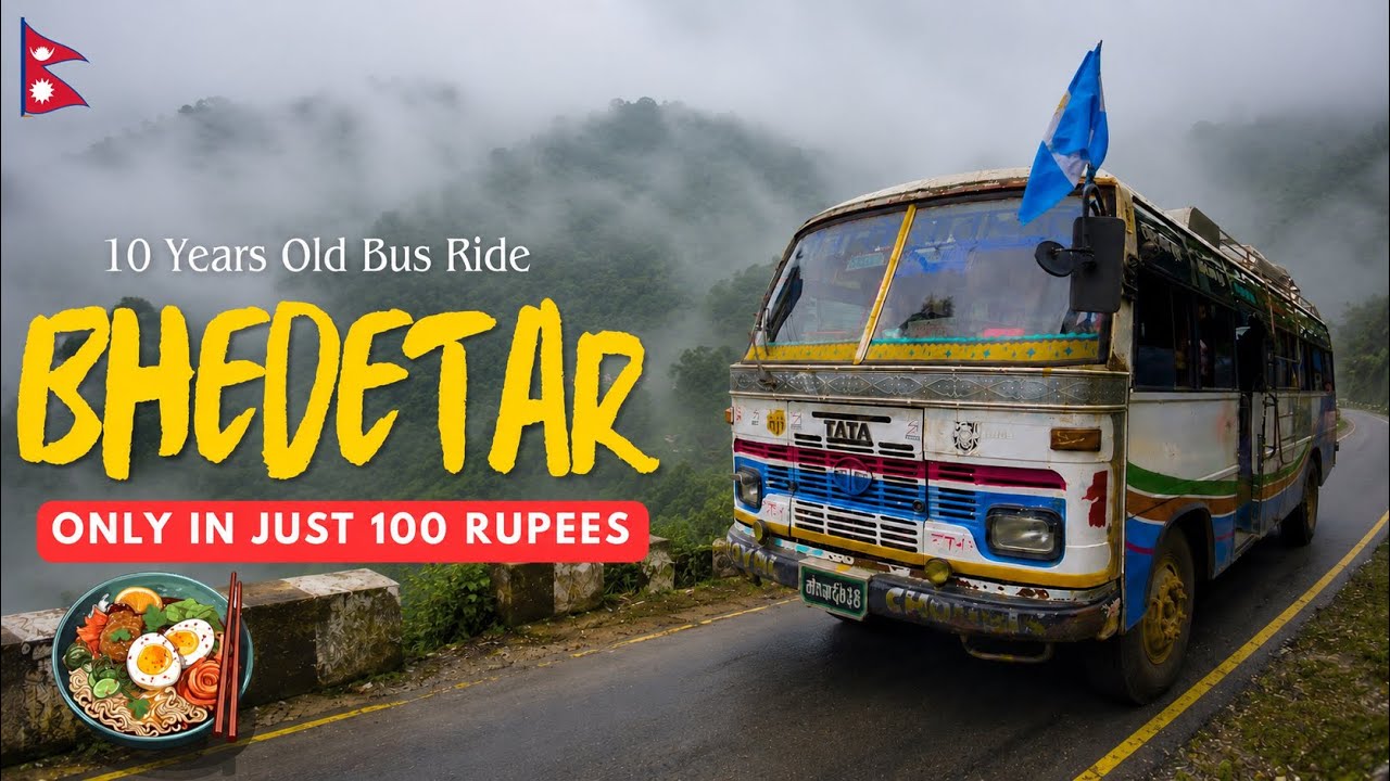 Rs.100😳Bus Journey To My Favorite Hill Station❤️Bhedetar