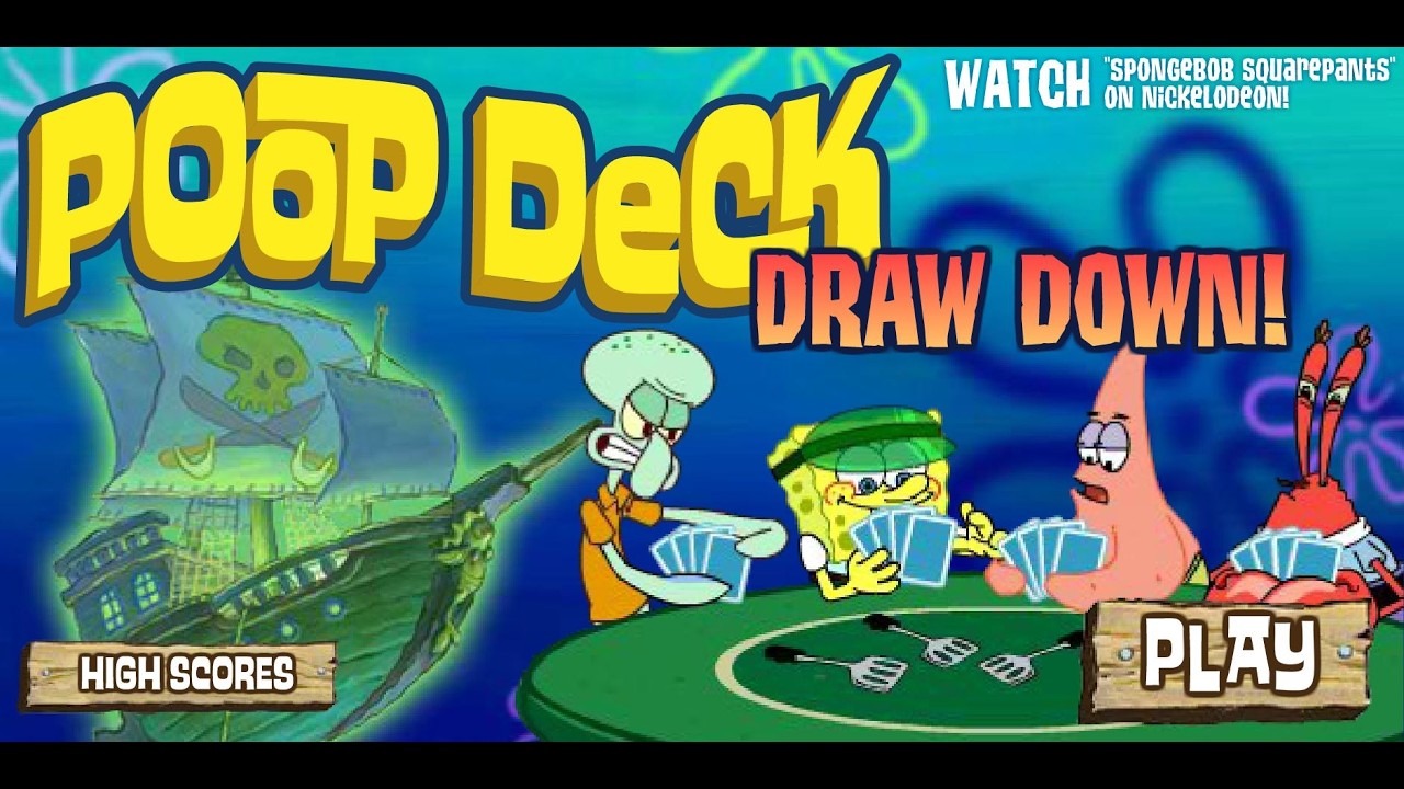Poop Deck Draw Down! Gameplay | Old Flash Game