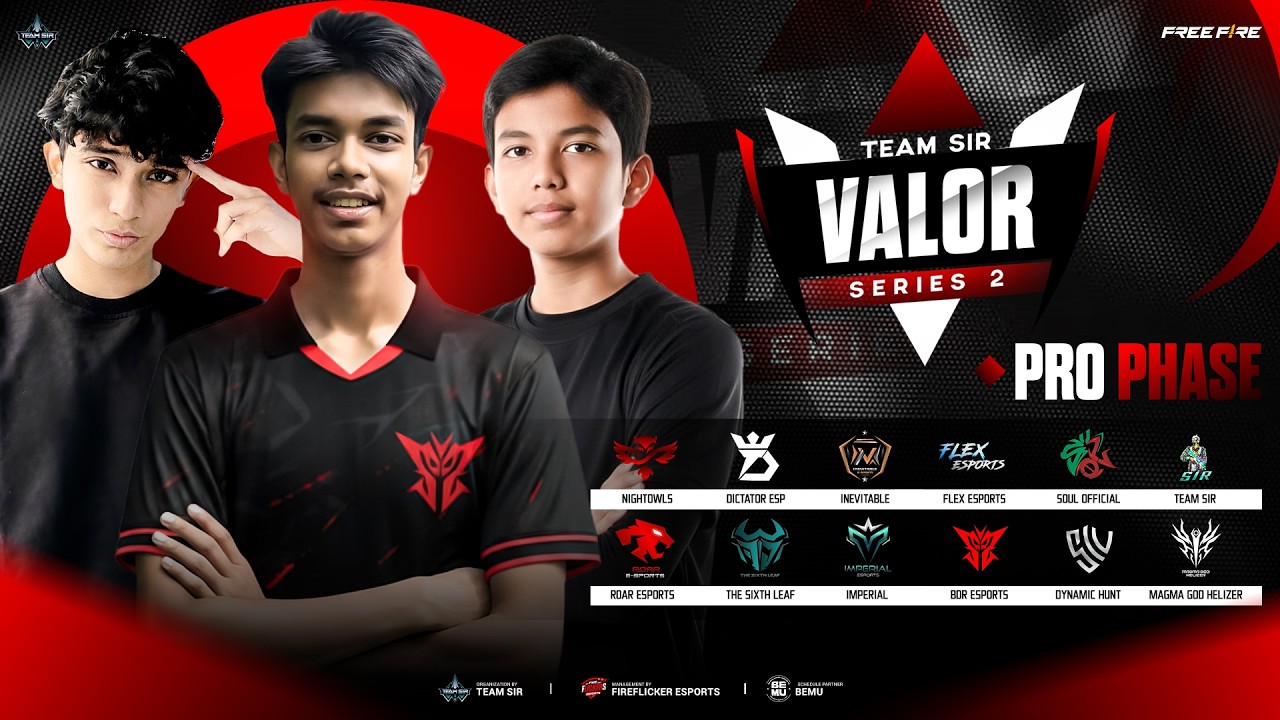 [ 🔴LIVE ] TEAM SIR VALOR PHASE S-02 || FIREFLICKER ESPORTS || TEAM SIR || EO MEDIA HOUSE