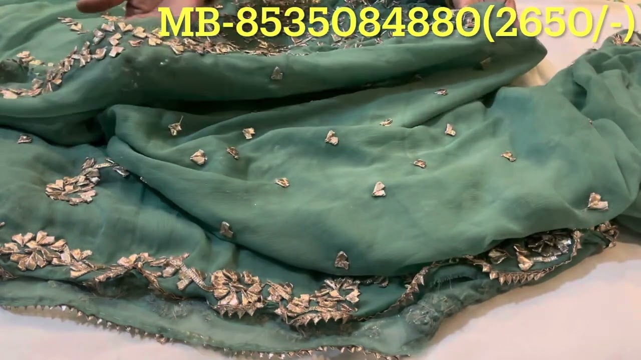 Pakistani Gota Patti Collection✨ 2pcs chiffon Gota Patti suits✨New arrivals 📞8535084880